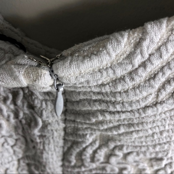 OPENING CEREMONY Textured Light Gray Skater Dress - Picture 5 of 5